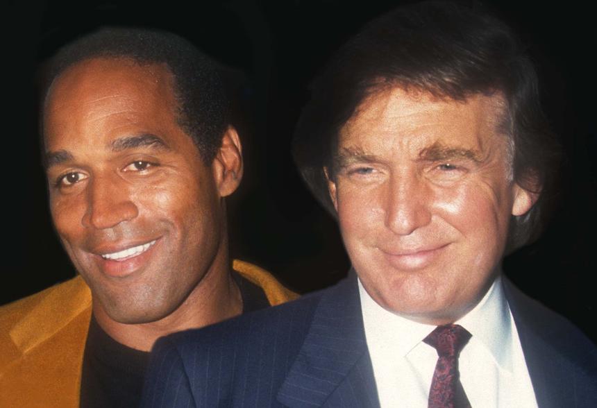 О. Джей Симпсон и Дональд Трамп, 1993 год